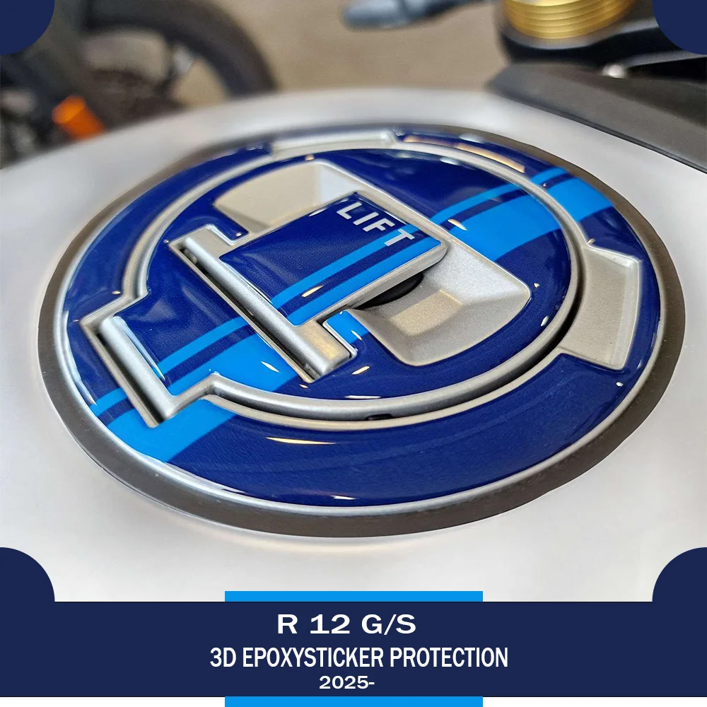 

Для R 12 G/S 2025 R12G/S 2026 3D наклейка на крышку топливного бака мотоцикла Motorrad защитные наклейки на бак