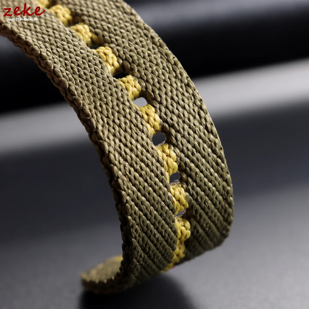Nylon Watch Strap for Tudor for Omega Band Woven Canvas Fabric Wristband Men‘s Military Sports Quick Release Bracelet 20mm 22mm view 6