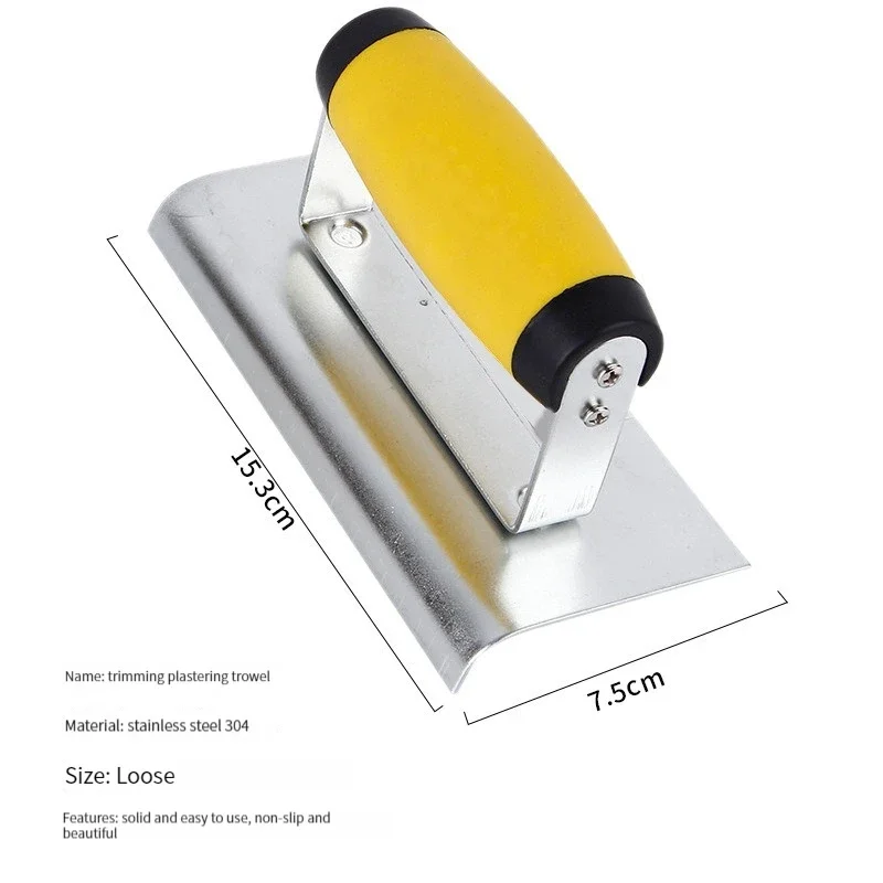 

Штукатурный шпатель из нержавеющей стали, шпатель для бетона, строительные инструменты