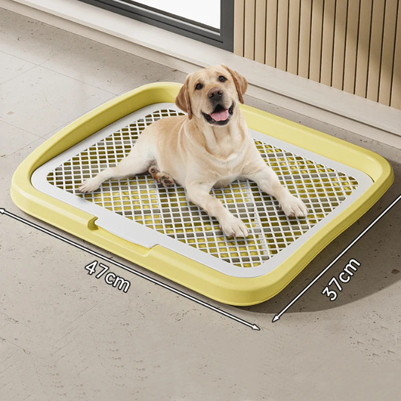 1 Pc Dog Litter Boxes Indoor Flat Anti Slip Dog Toilet Dog Urine Tray Dog Bedpan Littice Pet Dog Toilet Dog Supplies Wholesale