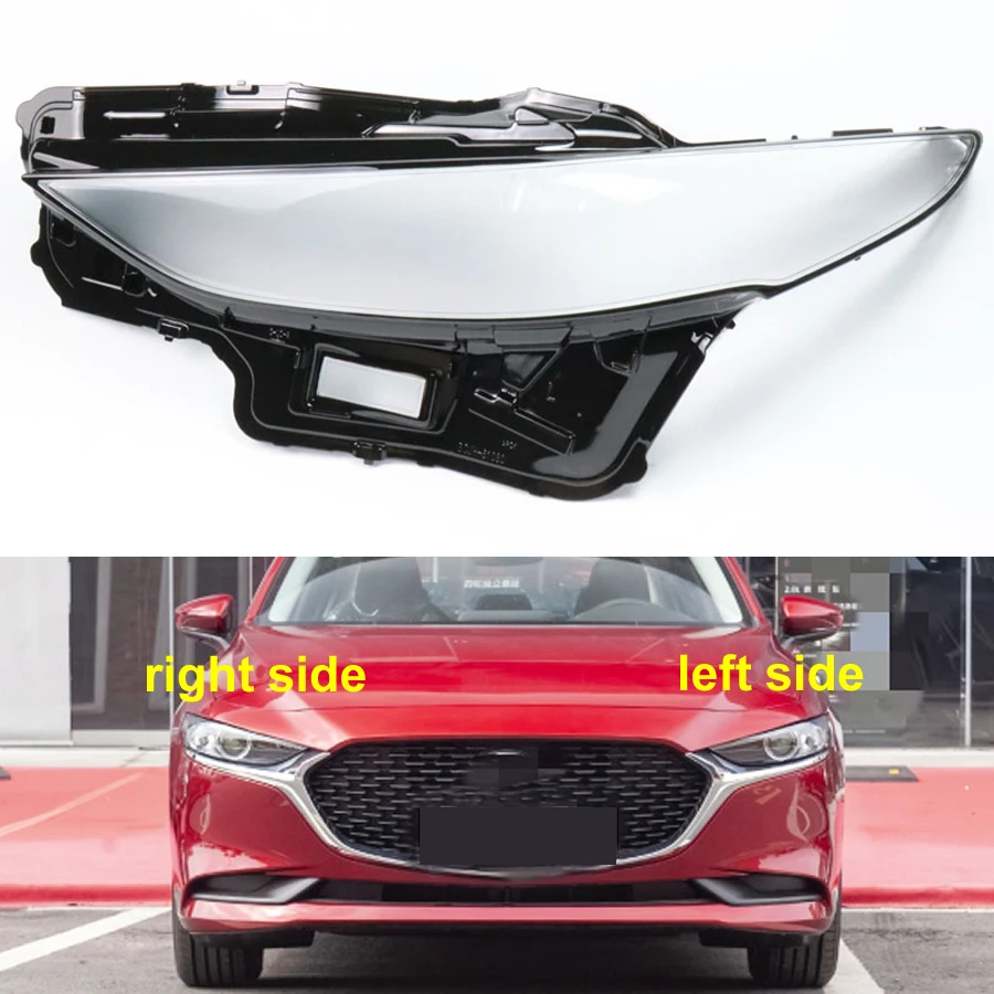 

For Mazda 3 Axela 2019 2020 Headlamp Cover Transparent Lamp Headlight Shell Lens Plexiglass Replace The Original Lampshade