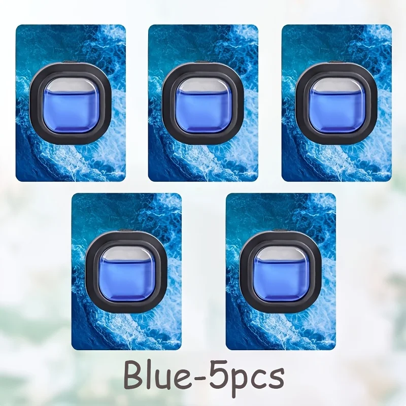 자동차 통풍구용 방향제 다섯 가지 향기로 냄새 제거 장기 지속 향기 옷장 및 욕실에 적합