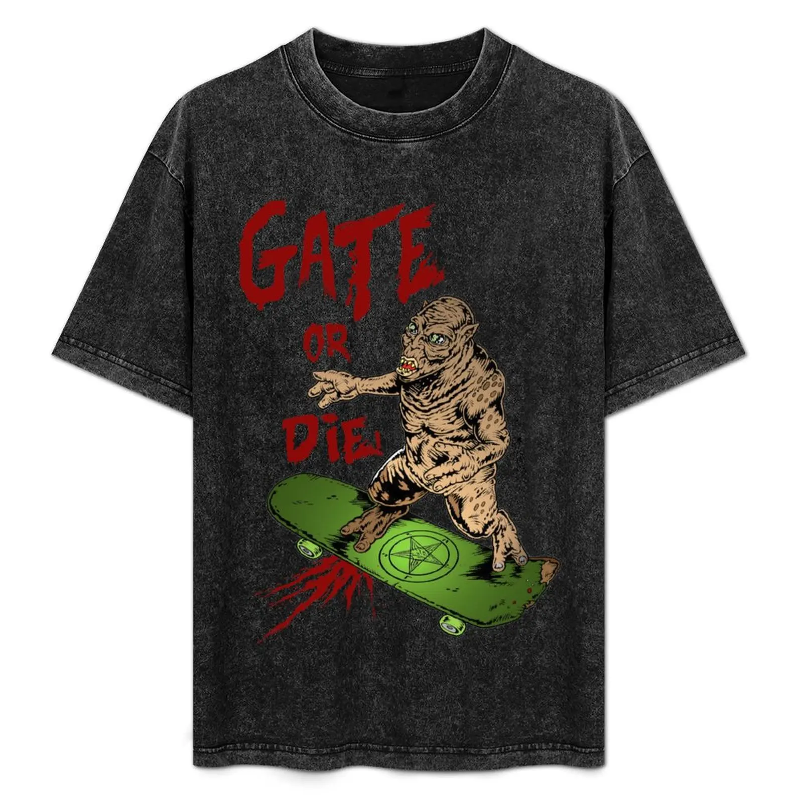 

Gate or Die! T-Shirt Plus Size Street Style Tee
