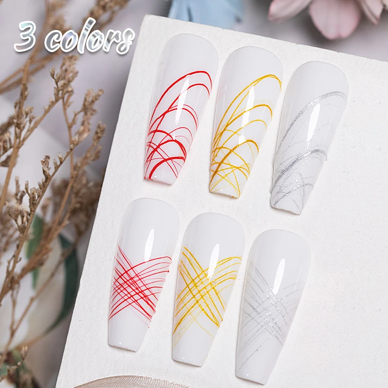 5ml Spider Gel Nail Polish All For Manicure Drawing Silvery Wire Painting UV Gel Nail Supplies Vernis Nail Art Varnish