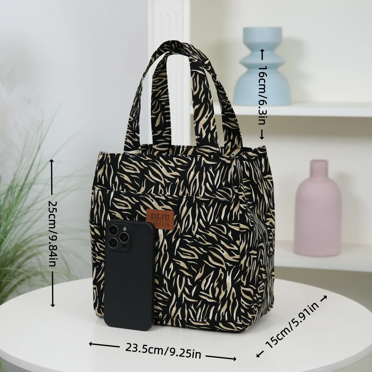 New Thickened Fabric, Fabric Bag, Shopping Miscellaneous Bag, Handbag, Lunch Bag, Lunchbox Storage, Suitable for Work and School