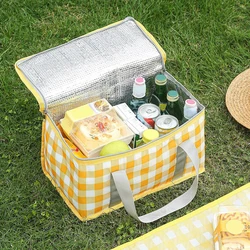 Waterproof Foil Cooler Bag Picnic Bag Large Capacity Portable Ice Bags Cold Protection Lunch Insulation Bag Camping Storage Bags