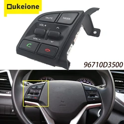 96710-D3500 for Hyundai Tucson IX35 2016 2017 2018 2019 Left Steering Wheel Control Volume Adjust Button Bluetooth Button