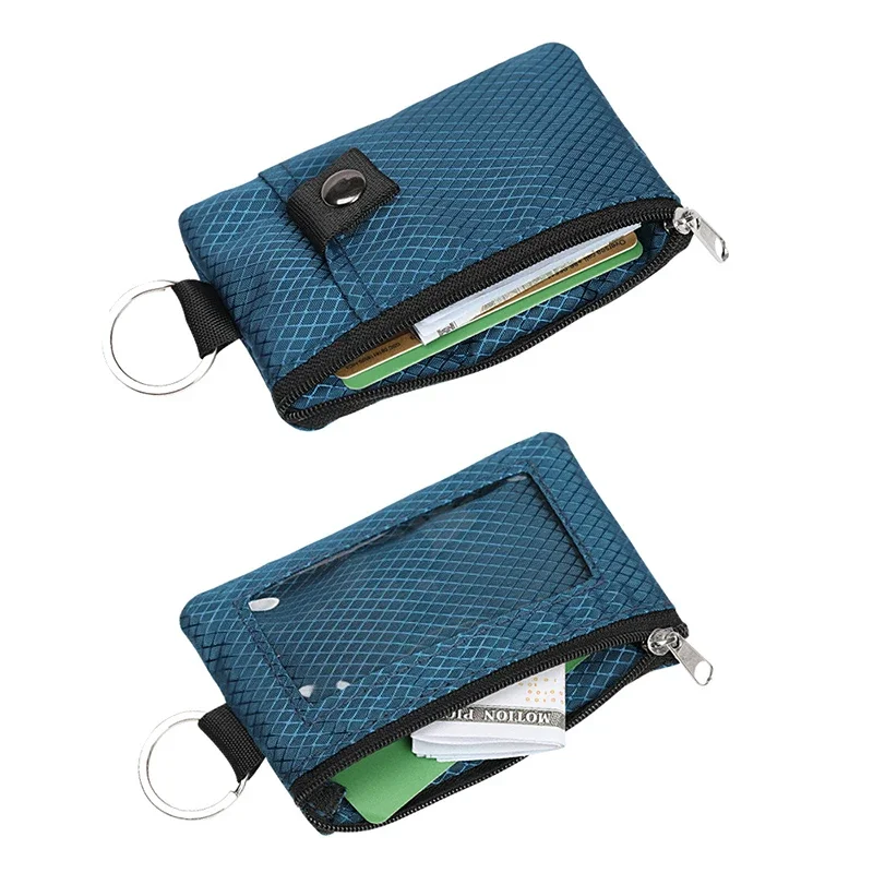 男性と女性のためのネックストラップ付きのミニウォレット,盗難防止クレジットカードバッグ,ゼロウォレット,rfid,信号ブロック,2024