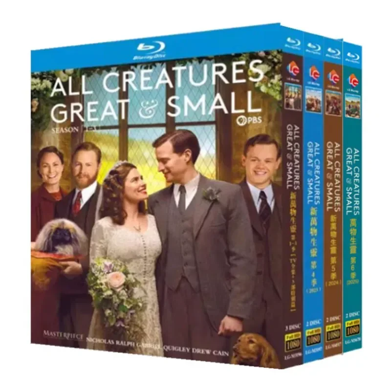 

BD Blu-ray Disc New Creatures Seasons 1–6 plus 3 Specials British Drama 1080p CD Box