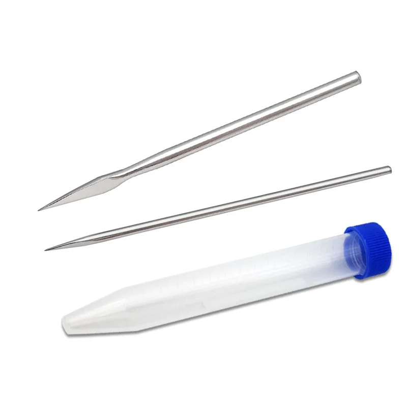 

Stainless steel triple edged needle for medical acne removal and picking acupuncture meridian needle