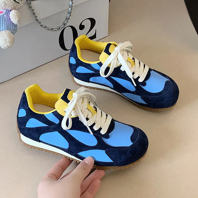 

CICIYANG 2025 New Women's Sneakers Shoes Flat Non-slip German Training Shoes for Women Large Size Mesh Casual Female Shoes