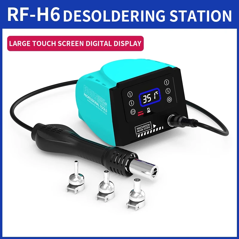 

Turbine anti-static hot air desoldering station Air gun repair welding digital display high frequency BGA chip desoldering stati