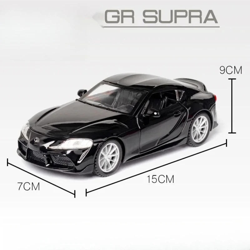

1:32 SUPRA Diecast Alloy Car Model Simulation Metal Toy With Sound Light Pull Back For Kid Children