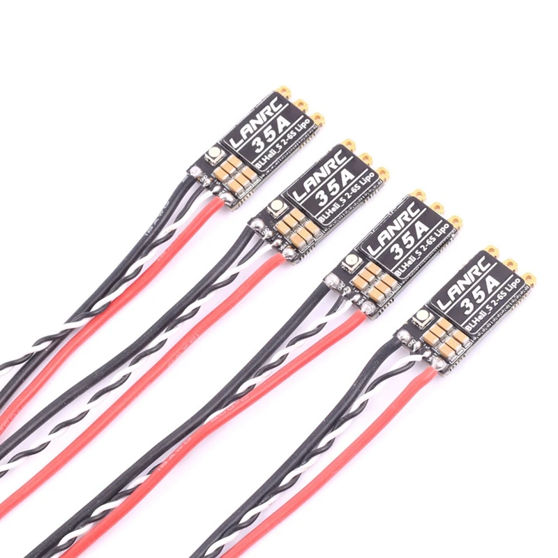 HOT-Blheli S 2-6S Lipo Brushless ESC Built-In Programmable RGB LED D-Shot 150/300/600 ONESHOT125 For RC FPV Drone Parts