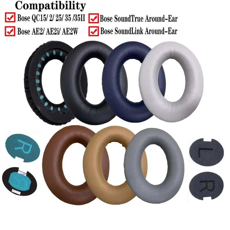 Сменные амбушюры для наушников BOSE QuietComfort QC 2, 15, 25, 35, qc35 ii, а также для моделей BOSE QC35, QC25, QC15, AE2, SoundTrue.