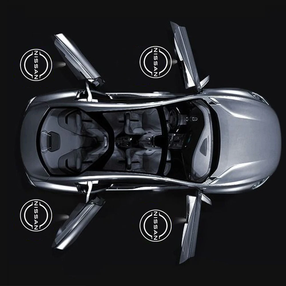 

2 шт. светодиодный дверной проектор Shadow Ghost Light HD лампы для Nissan Patrol Y62 2013-2021 Teana 2008 2012 2017 автоаксессуары