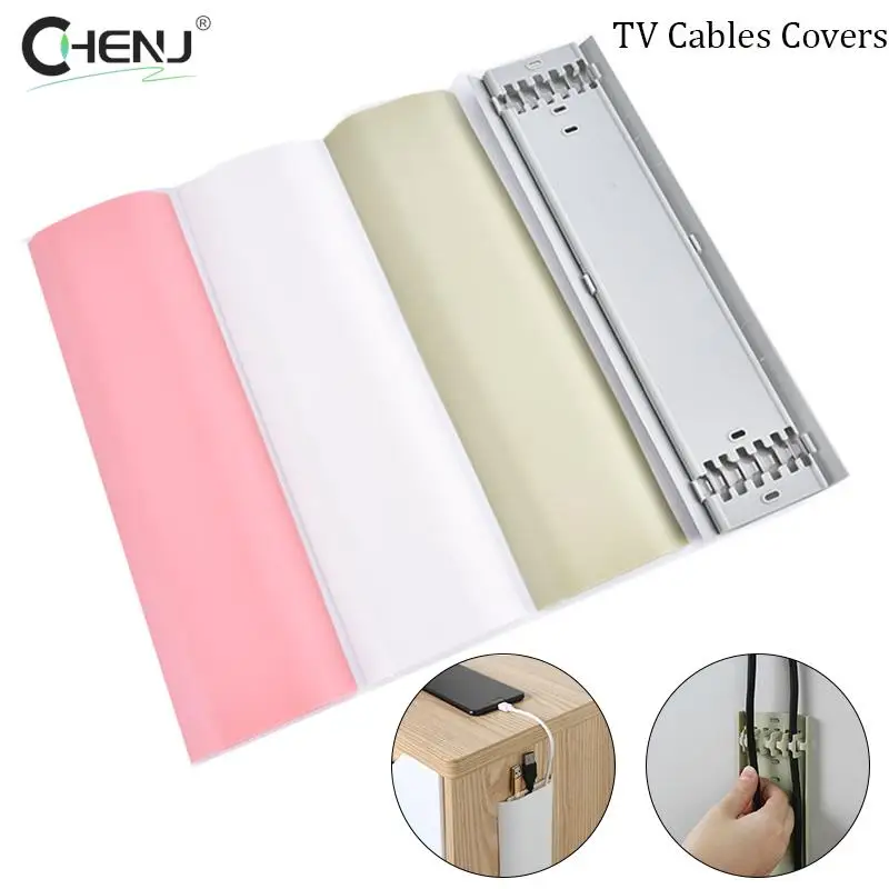 1pcs Safe Hide TV Cable Protector Cover Wire Cord Tidy Wall Kit Computer Audio Home Organizer High Quality