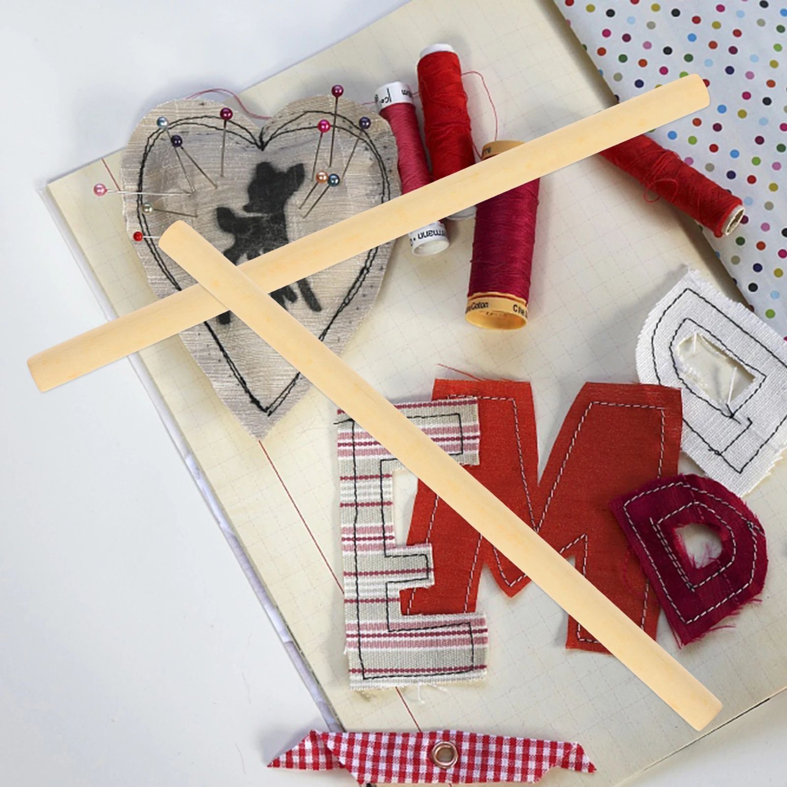 

100Pcs Mini Tapestry Wooden Rods Premium Natural Wood Small Hanging Poles DIY Handcraft Accessories for Woven Tapestry