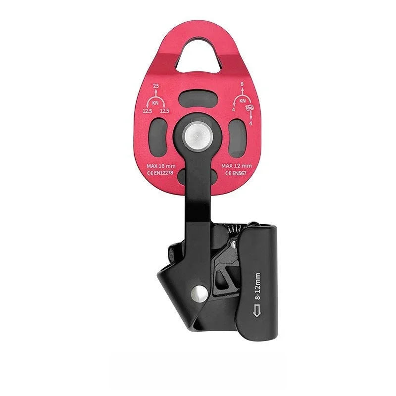 High-altitude self-locking lifting pulley air conditioning external unit anti-fall lifting lifter lifting pulley set
