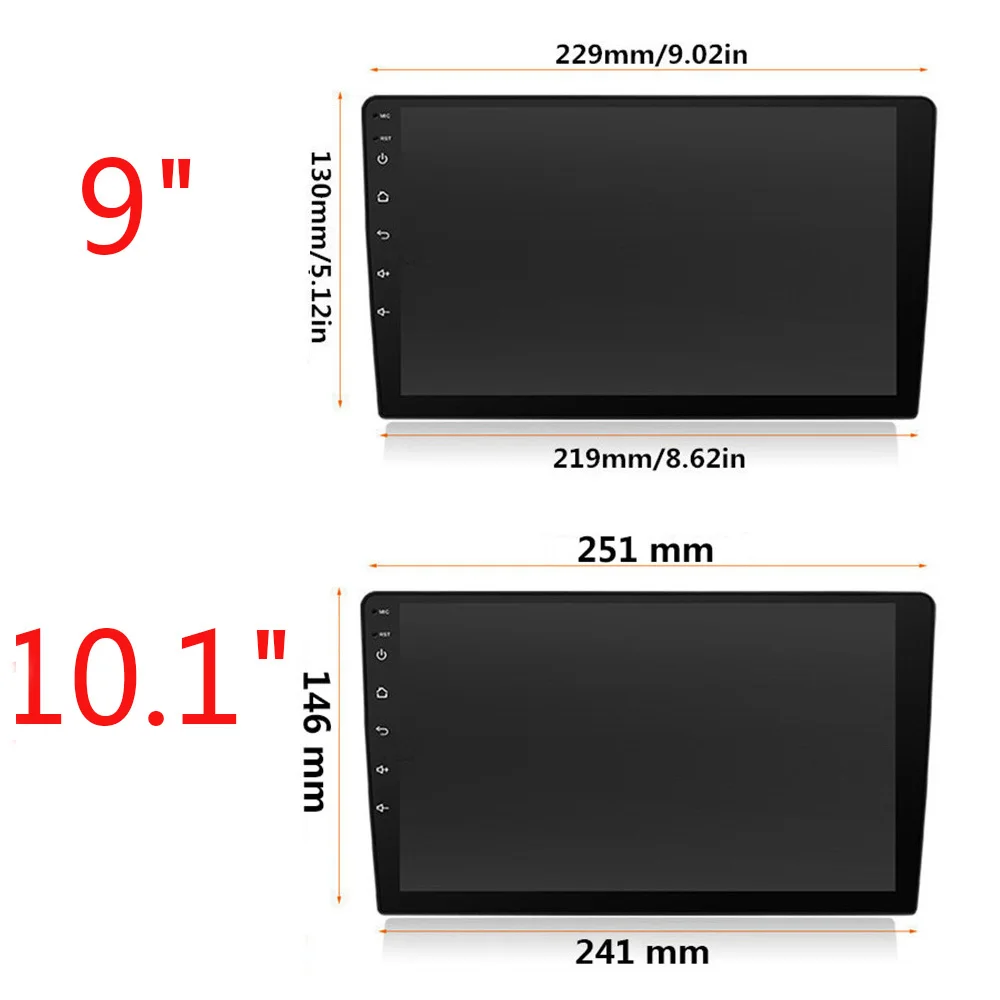 

10 Inch 1 Din Android Car Radio Gps Navigation Auto Radio Head Unit Support Mirror Link Rear Camera Radio Car DVD Player