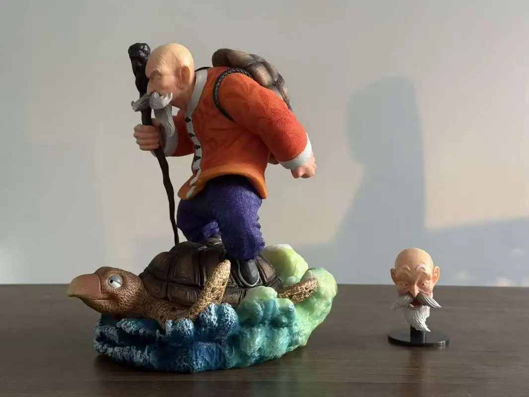 22cm Last Sleep Ls Master Roshi Dragon Ball Anime Figure Double Head Interchange Model Desktop Ornament Boys Toys Birthday Gifts