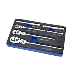 6Pc dual-purpose wrench 180 degrees adjustable movable wrench pvc