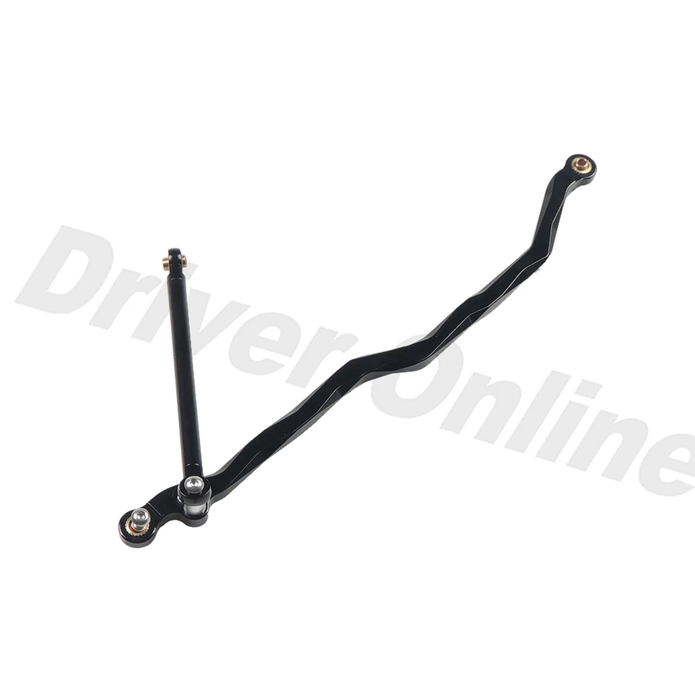 Aluminum Steering Knuckle C Hub Carrier Straight Axle Adapter Steering Link Set for 1/10 RC Crawler Axial RR10 WRAITH Axle Parts
