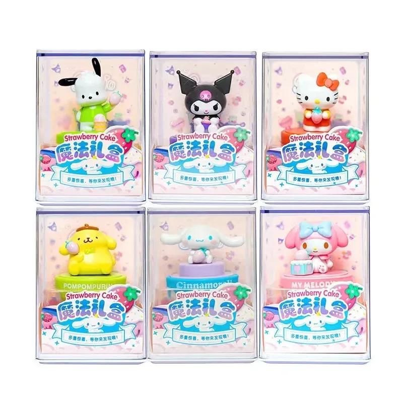 Sanrio Kawaii children's toys, Hello Kitty, My Melody, Kuromi,cartoon series, cartoon models, decorative series, birthday gifts.