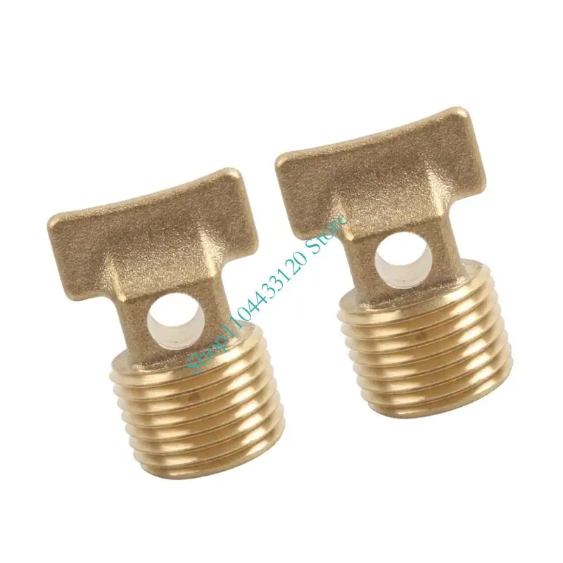 1/2in NPT Brass Drain Plug for Marine Use for Corrosion Resistance Fits Boat Drains No Adapters Needed Simple Operation view 2