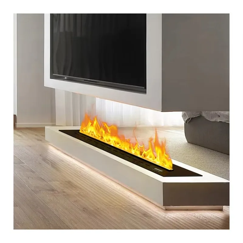 

3D Water Vapor Fireplace 1500mm Electric Insert 64 LED Flame Colors Vapor Steam Water Fireplace 1500mm Electric