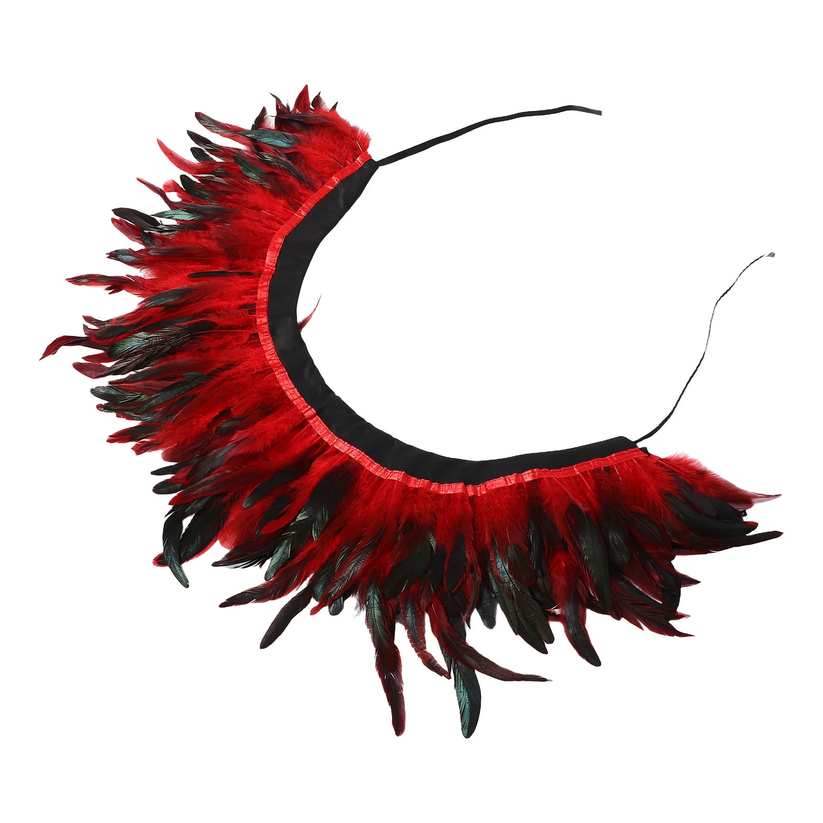 

Crow Shawl Plume Cape for Women Evening Dresses Accessories Halloween Costume Prop Warm Wraps Lightweight Fashion