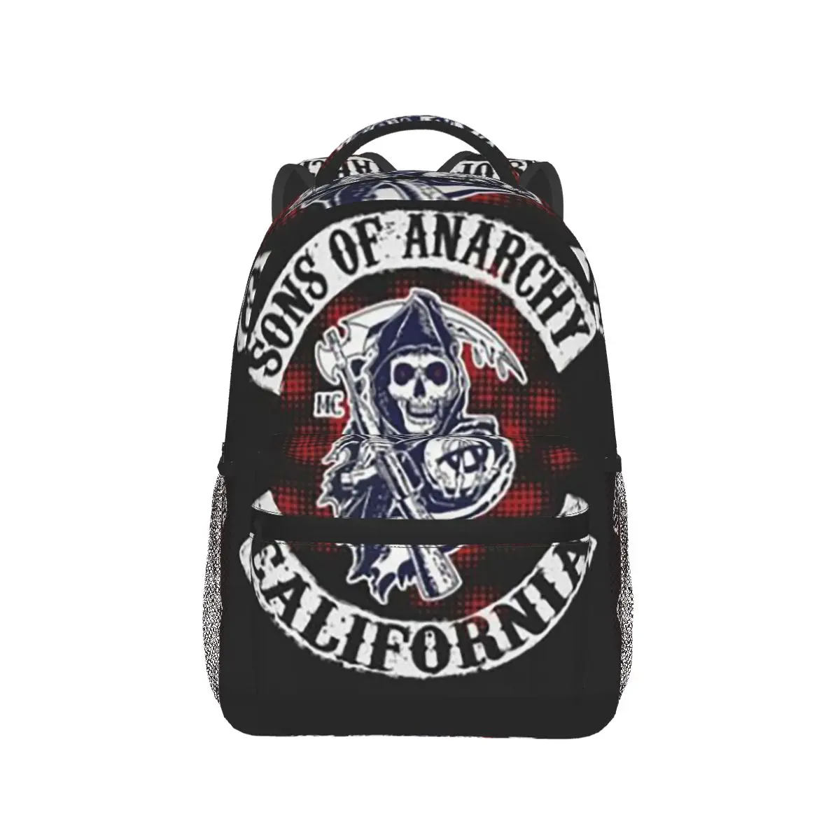 Soa Sons Of Anarchy Backpacks Boys Girls Bookbag Students School Bags Cartoon Laptop Rucksack Shoulder Bag Large Capacity