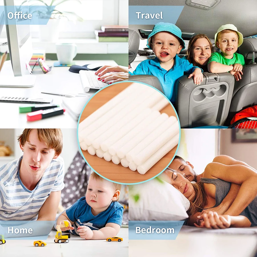 10pcs/pack Humidifier Sticks Filter Replacement Humidifiers Filter Refill Sticks for Cool Mist USB Mini Humidifiers