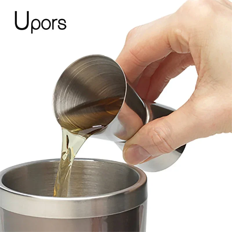 UPORS Cocktail Jigger 1oz/2oz Bar Jigger for Party 15/30ml Stainless Steel Dual Measuring Cup Wine Cocktail Wine Accessories