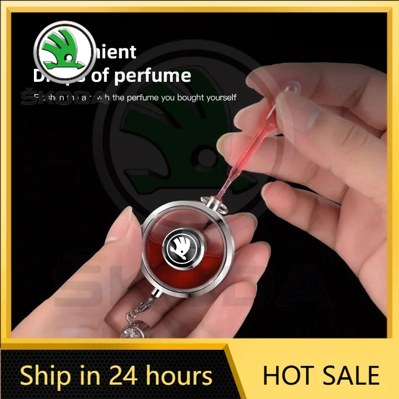 Car Sticker For Skoda Rapid Octavia Car Interior Perfume Supplement Aromatherapy Oil Pendant For New Skoda Octavia Kodiaq Fabia