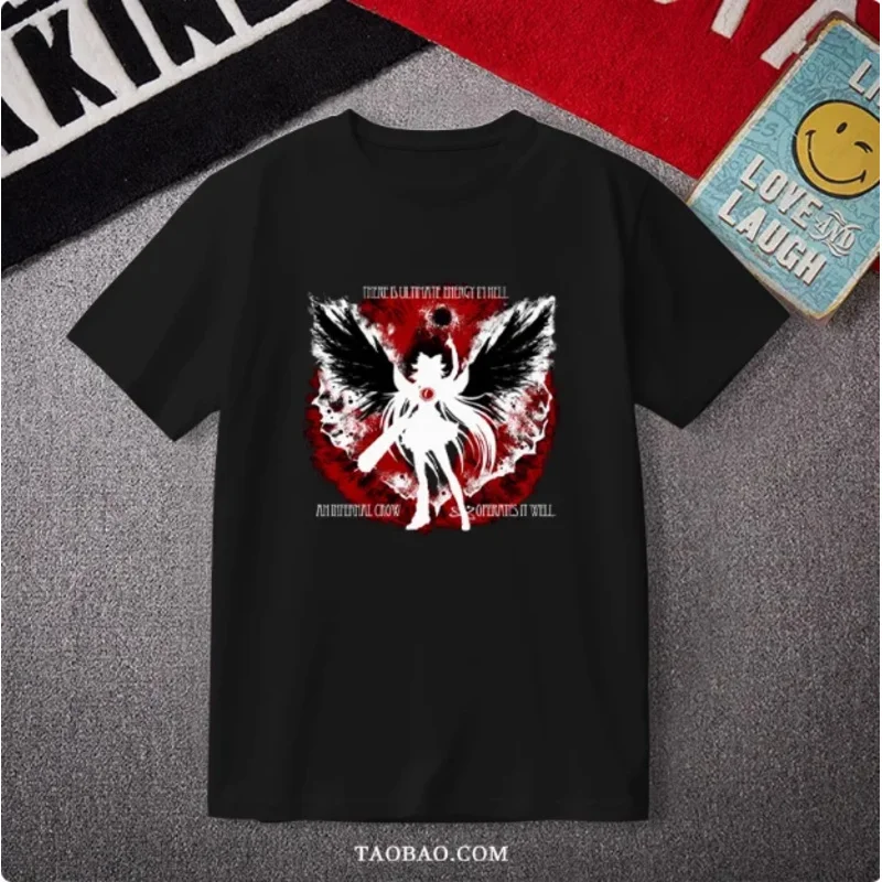 2025iyi аниме Touhou Project Reiuji Utsuho футболка с короткими рукавами летние свободные топы для косплея студентов