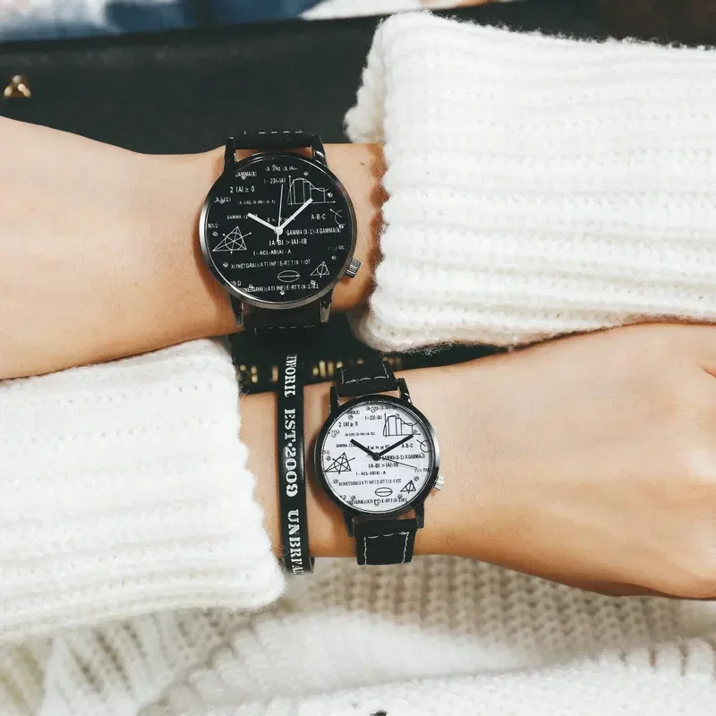 2pc Luxury Brand Minimalist Couple Watch for Men Women Casual Silicone Quartz Clock 2024 Black White Valentine Watch  for Couple