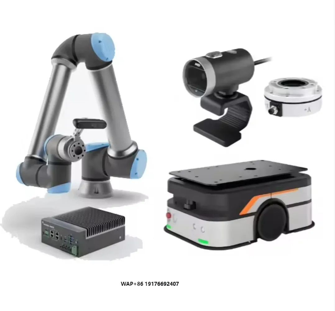 Collaborative Inspection Robot UR15 with 3D Vision AI Defect Detection System for Electronics Automotive Parts Quality Control