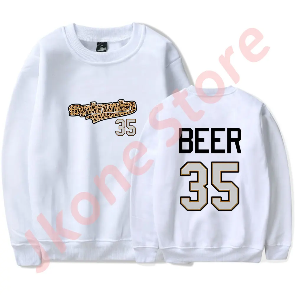 Мэдисон пиво 35 логотип Crewneck 2024 Spinnin Tour Merch Косплей Женщины Мужчины модные повседневные свитшоты с длинным рукавом