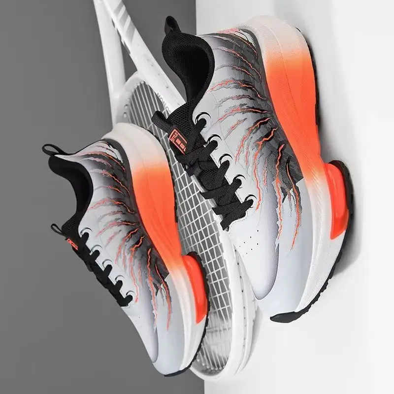 

New Trend Walking Jogging Sneakers Couples Anti-Slippery Designer Shoes for Unisex Leather Running Footwear Mens Womens