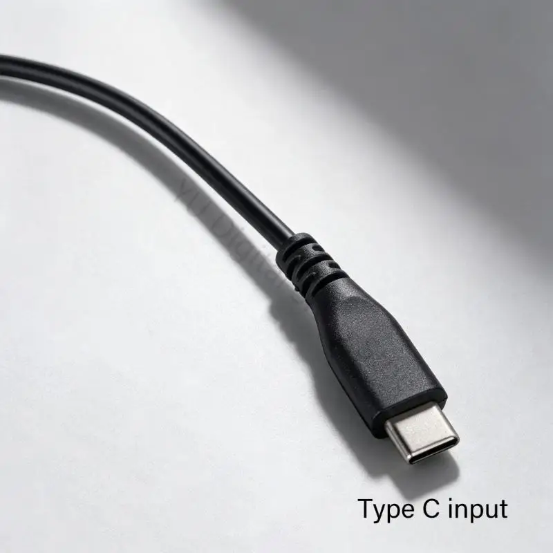 96BA Vehicle Battery Charging Cable with Type C 12V 3A Input and OBD Output, 12V