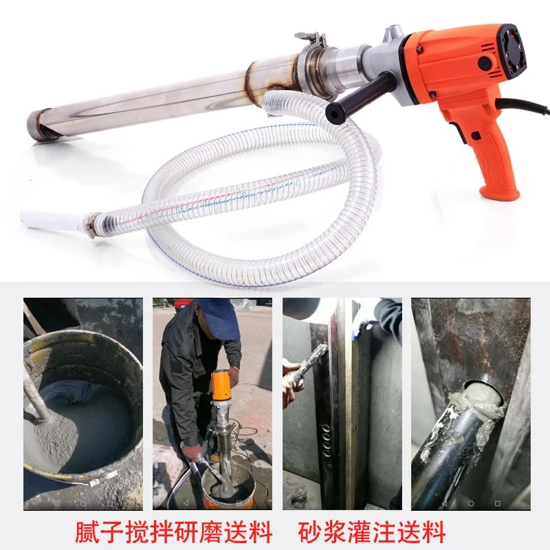 Mortar Grouting Machine Putty Mixing Feeding Machine Door Window Gap Cement Injection Equipment