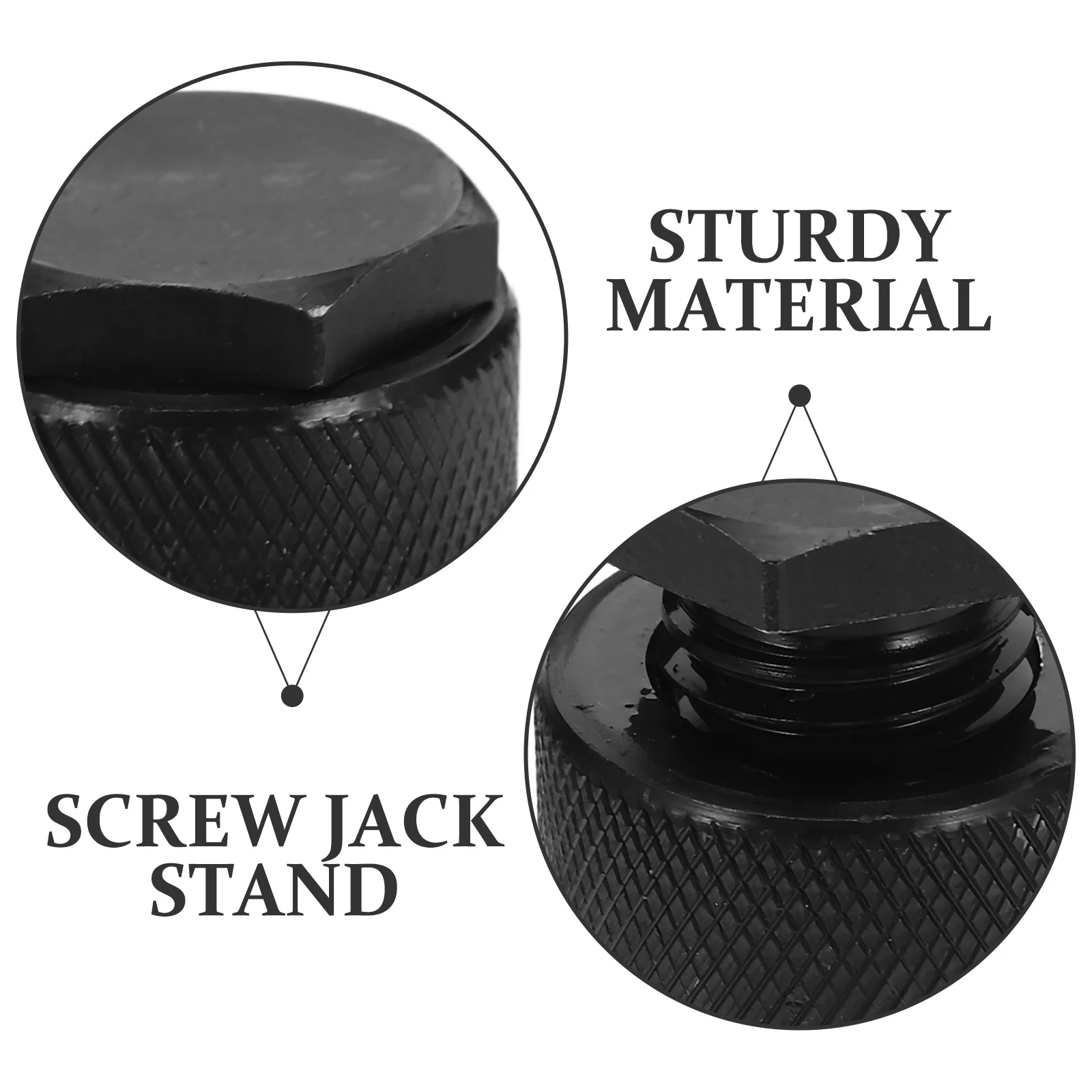 Precision Adjustable Screw Jack Stand Heavy Duty Flat Head for Machine Tool Furniture Leveling Support Precision Screw Jack
