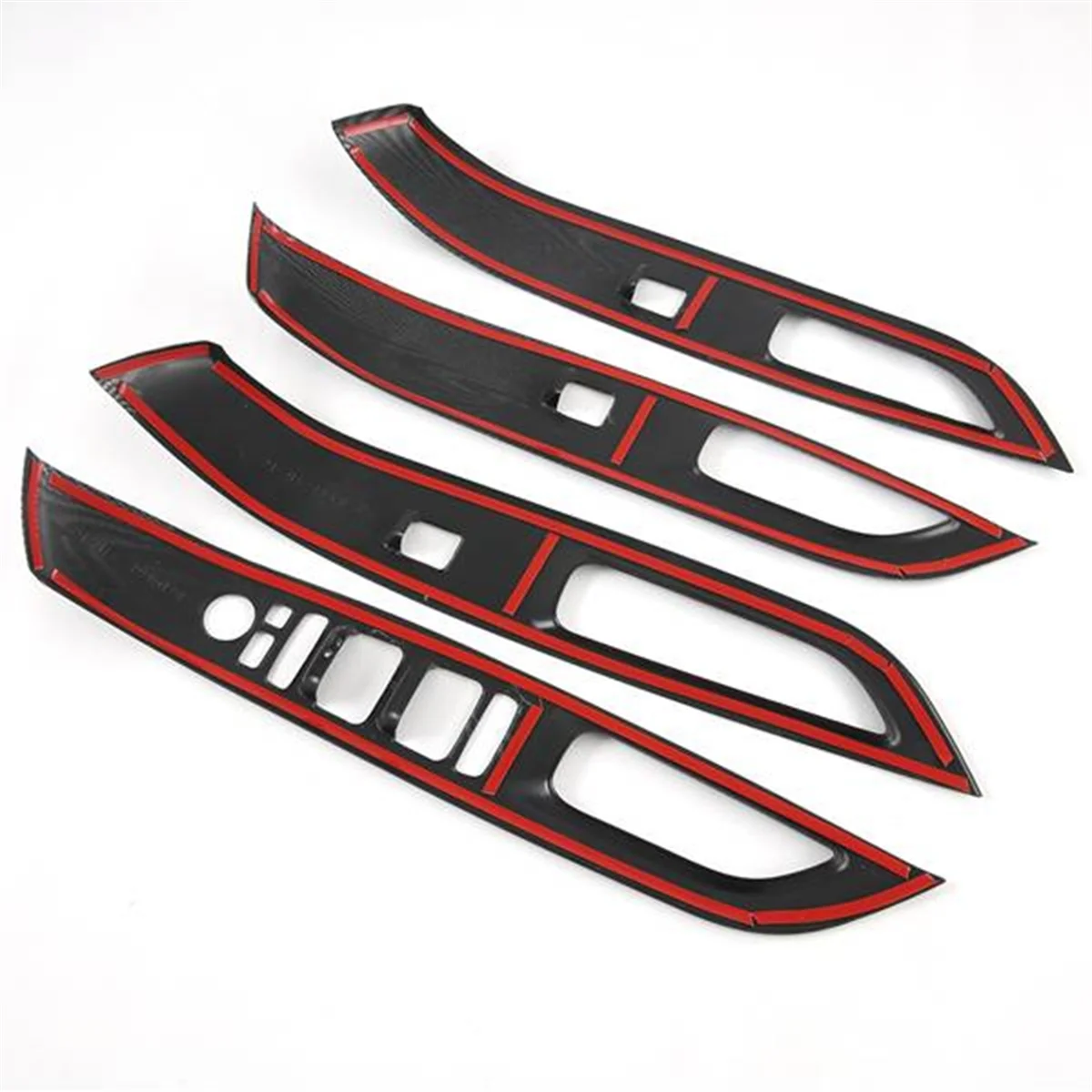 Car Window Glass Lift Trim Cover Stickers for L Nx4 2021-2022 Carbon Fiber LHD