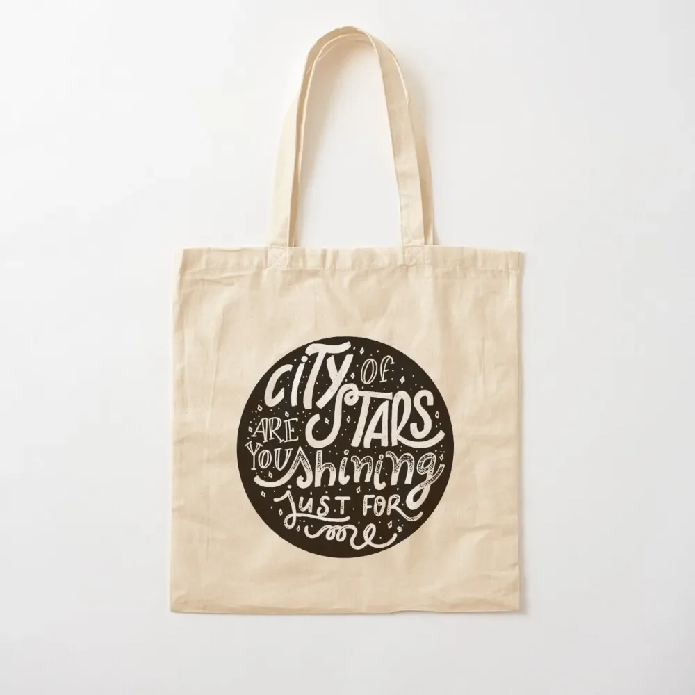 

City of Stars are you Shining Just for me La La Land Tote Bag Women bags shopping trolley bag