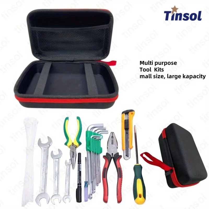 

TINSOL Tool Organizer 1pc EVA Material Heavy Duty Multi-function Equipped with Reliable Metal Zippers to Protect Your Equipment