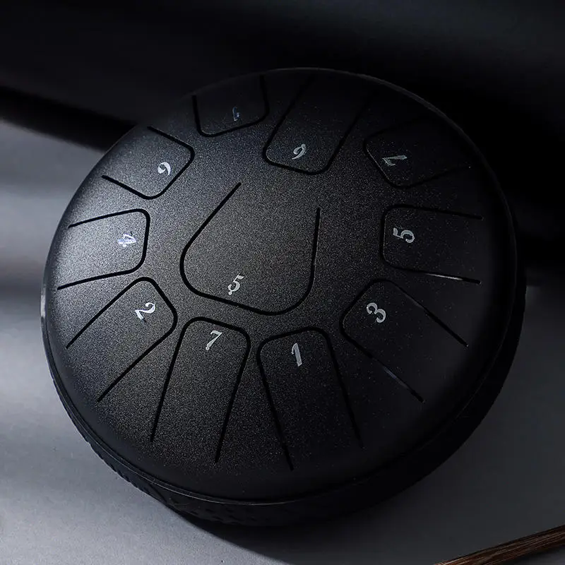 

Новый дизайн, стальной барабан с язычком, 6-дюймовый 11-тональный мини-барабан, ударный инструмент