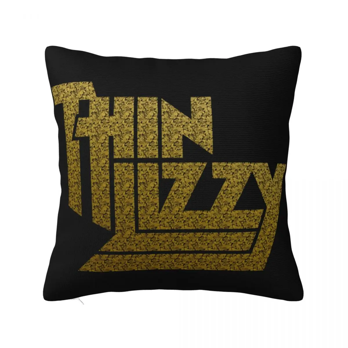 Official Thin Lizzy Metallic Gold Logo New Rock Metal Band Merch 21 Guns Pillow Case