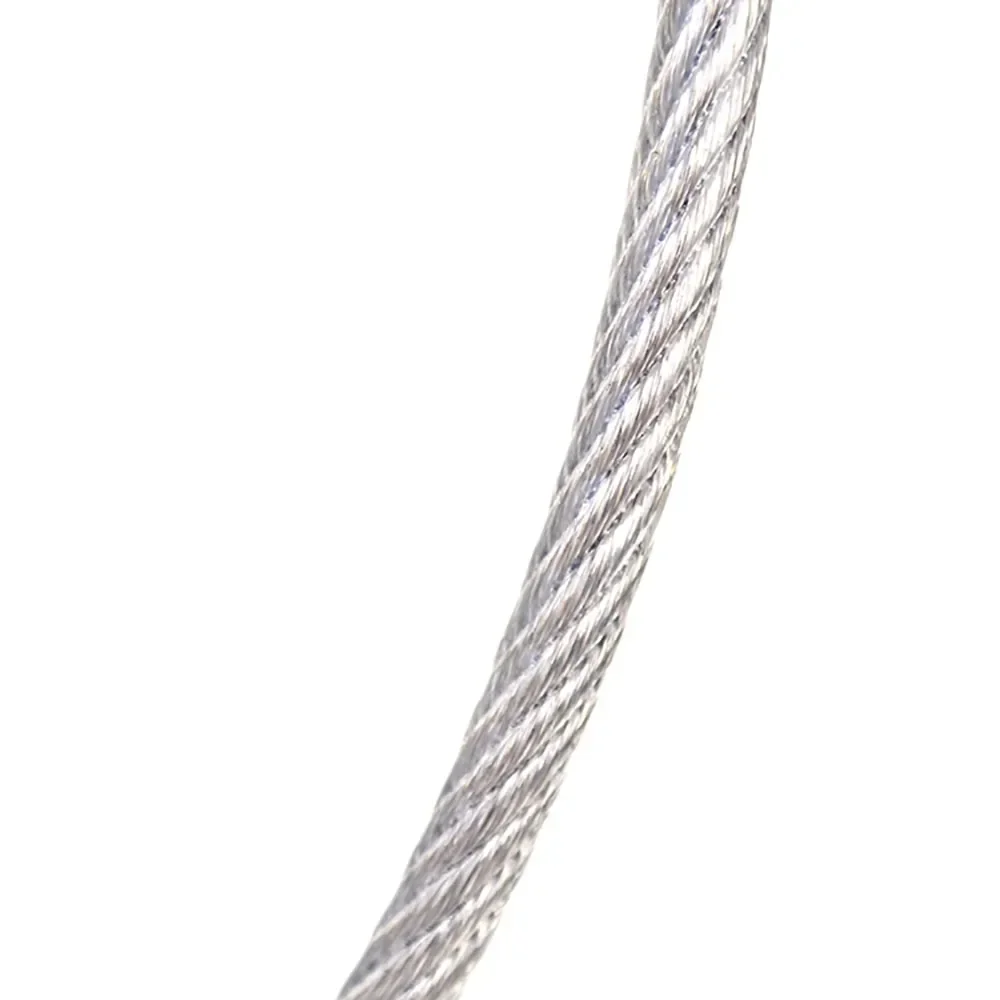 1Meter 4mm 5mm 6mm 8mm Stainless Steel Wire Rope Cable PVC Plastic Coated 7 x 7/ 7 x 19