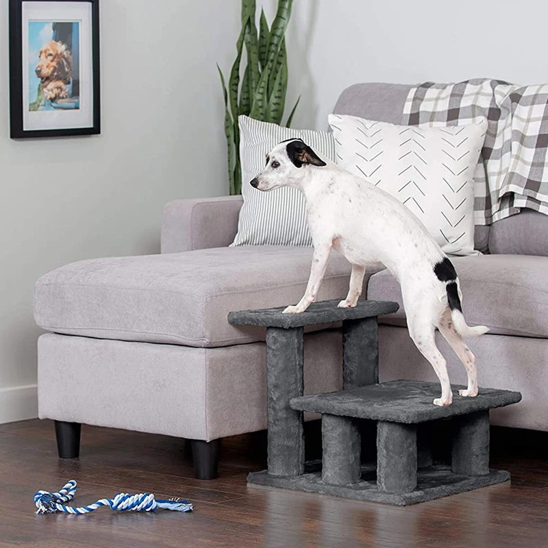 سلالم عالية جدًا للكلاب، سلم تيدي صغير للحيوانات الأليفة، كلب قطط على أريكة السرير، سلم صغير قابل للطي، سلم كلب
